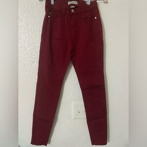 Judy Blue maroon skinnies